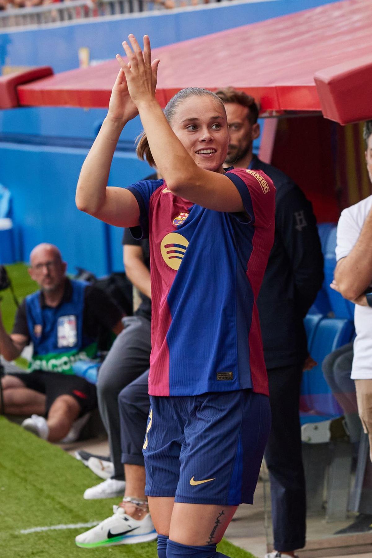 FC Barcelona - AC Milan, el Gamper femenino, en imágenes.