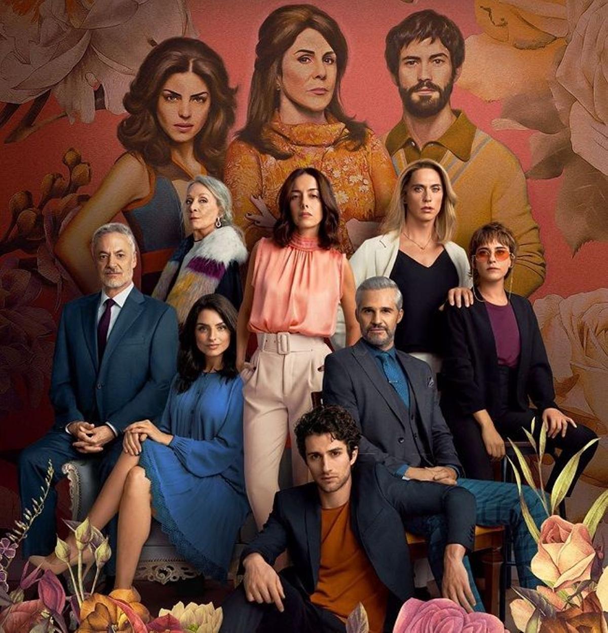 Personajes de la ficción mexicana 'La Casa de las flores'