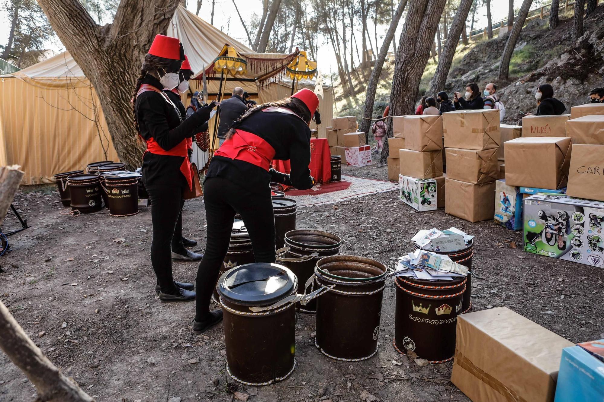 El Campamento Real prepara la llegada de los Reyes Magos a Alcoy