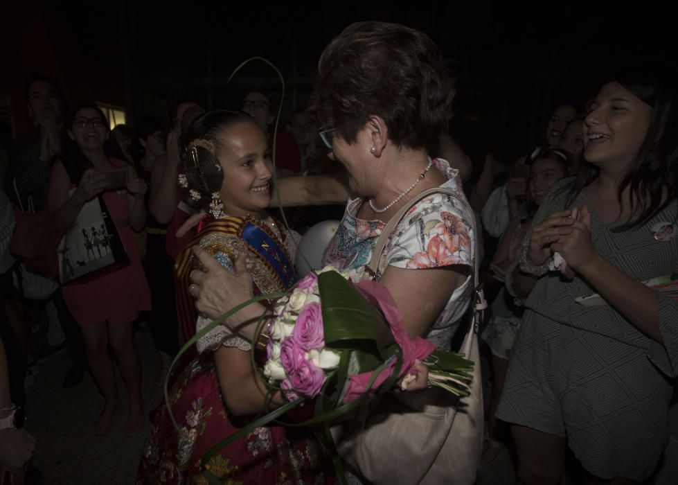 Celebración fallera tras la Fonteta