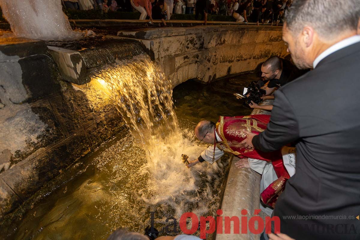 Procesión del Baño y parlamento en las Fiestas de Caravaca