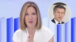 Así ha sido la vuelta de vacaciones de Silvia Intxaurrondo a 'La hora de La 1' con un primer ataque a Feijóo