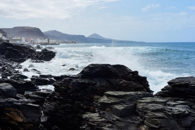 Pleamar en la zona norte de Gran Canaria