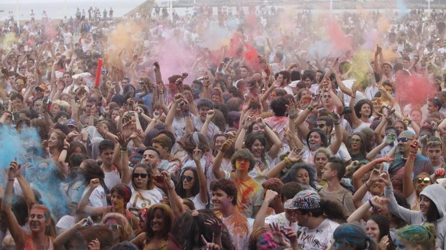 La fiesta Holi Peace que se celebra dentro del festival &quot;Gijón Life&quot; será de acceso gratuito