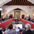 Vista general durante la segunda sesión de la Conferencia de Presidentes de Parlamento de la Unión Europea, a 23 de abril de 2024, en Palma de Mallorca, Mallorca, Baleares (España).