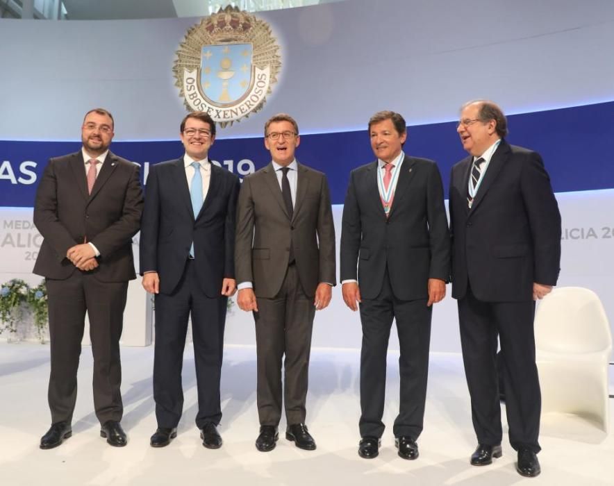 Las imágenes de la gala de entrega de las Medallas de Galicia