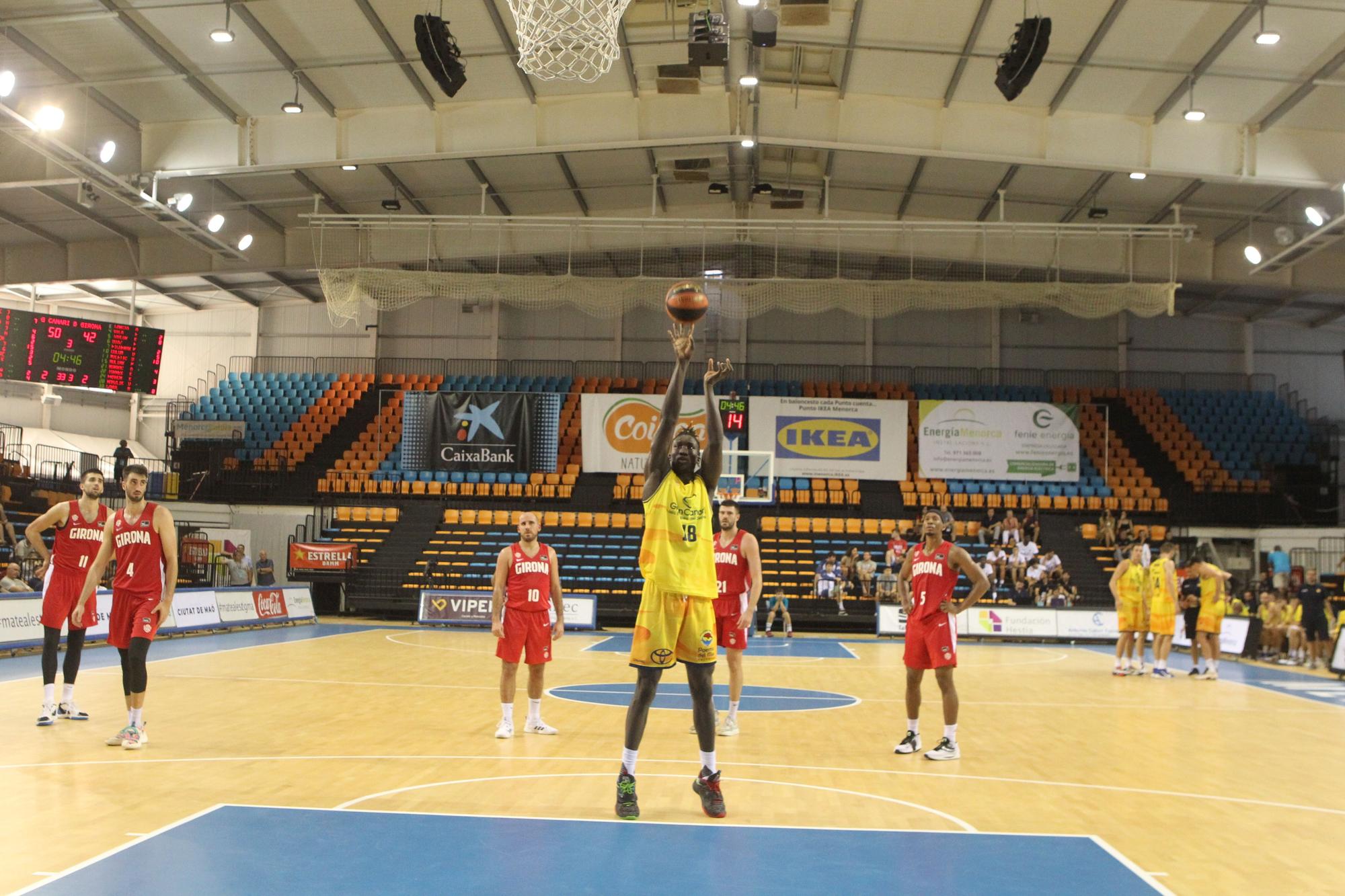 El Bàsquet Girona cau derrotat contra el Gran Canària a Maó (76-71)