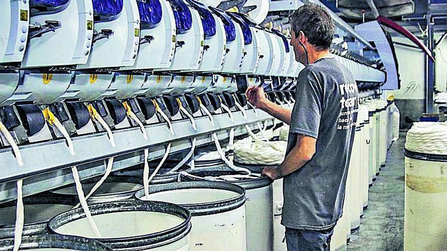 Las instalaciones de Hilaturas Ferre en Banyeres.