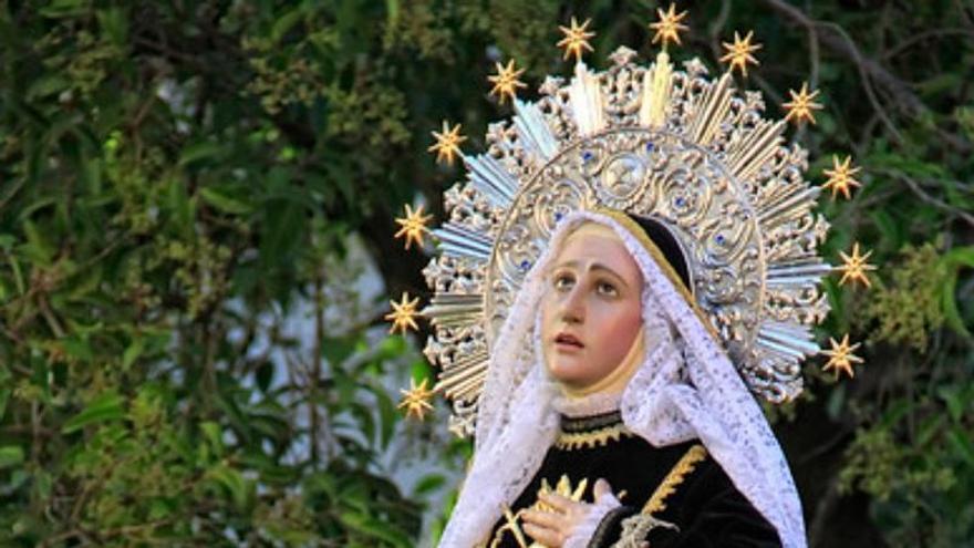 Virgen de Los Dolores de Montemolín.