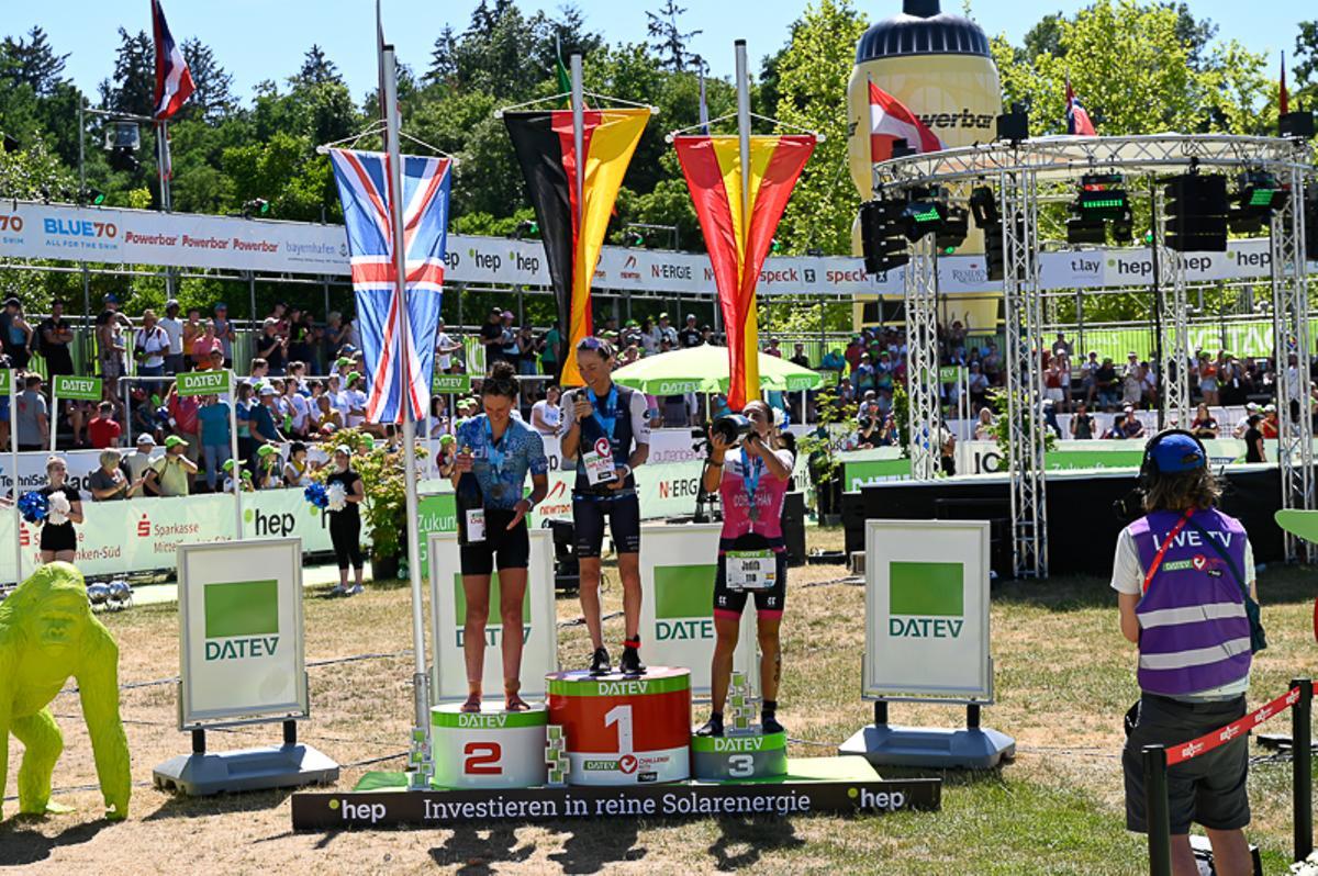 Tercera posición de Judith Corachàn en el Triatlon Challenge de Roth