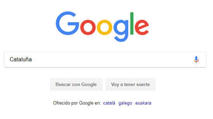 Cataluña, lo más buscado en Google en España en 2017