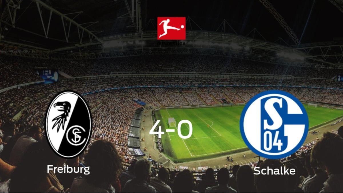 El SC Freiburg se queda con los tres puntos frente al Schalke 04 (4-0)