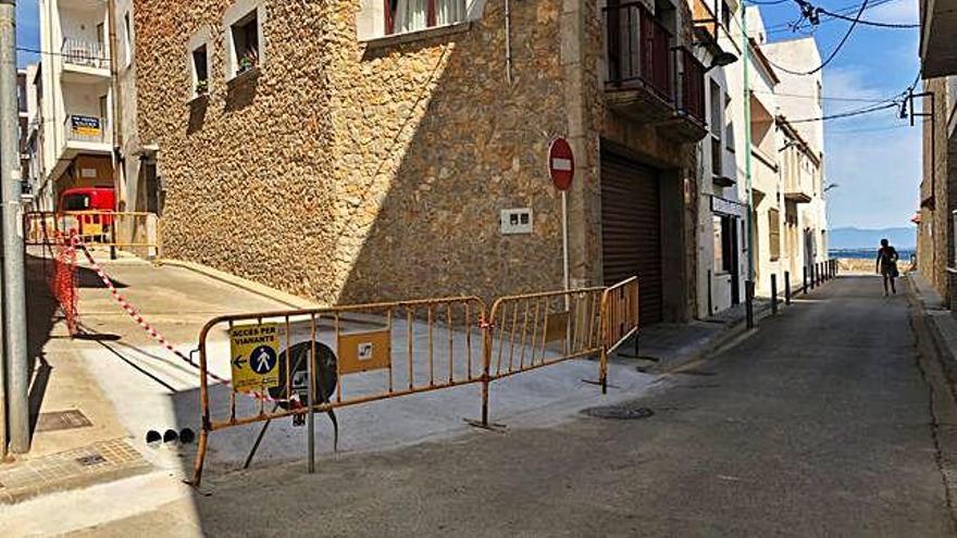 El tram de carrer que s&#039;espera obrir al trànsit.