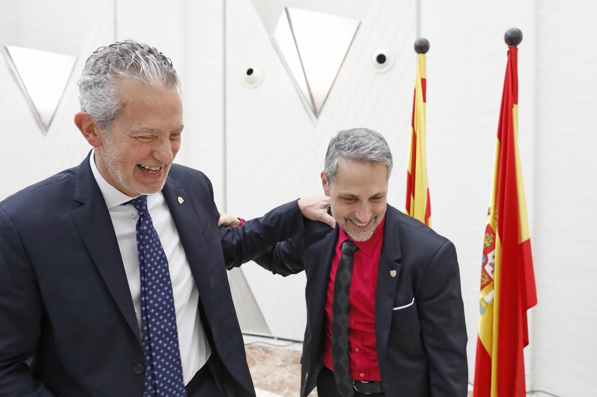 Presa de possessió de Pere Parramon com subdelegat del Govern a Girona