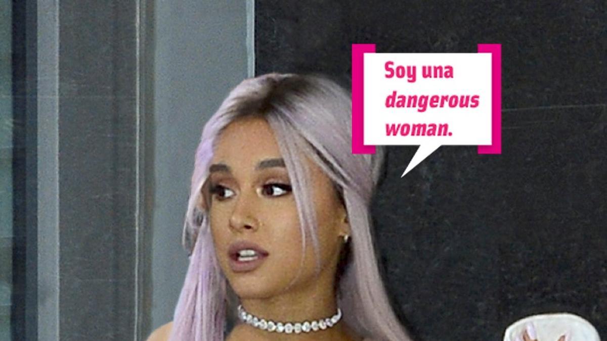 Ariana Grande, con pelo rosa, en modo dangerous woman