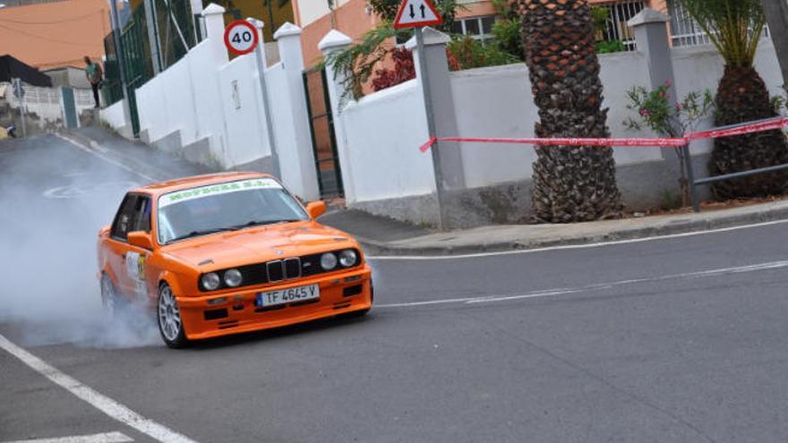 El BMW 325 E30 de Fernando Díaz, en el Rallye Ciudad de La Laguna.