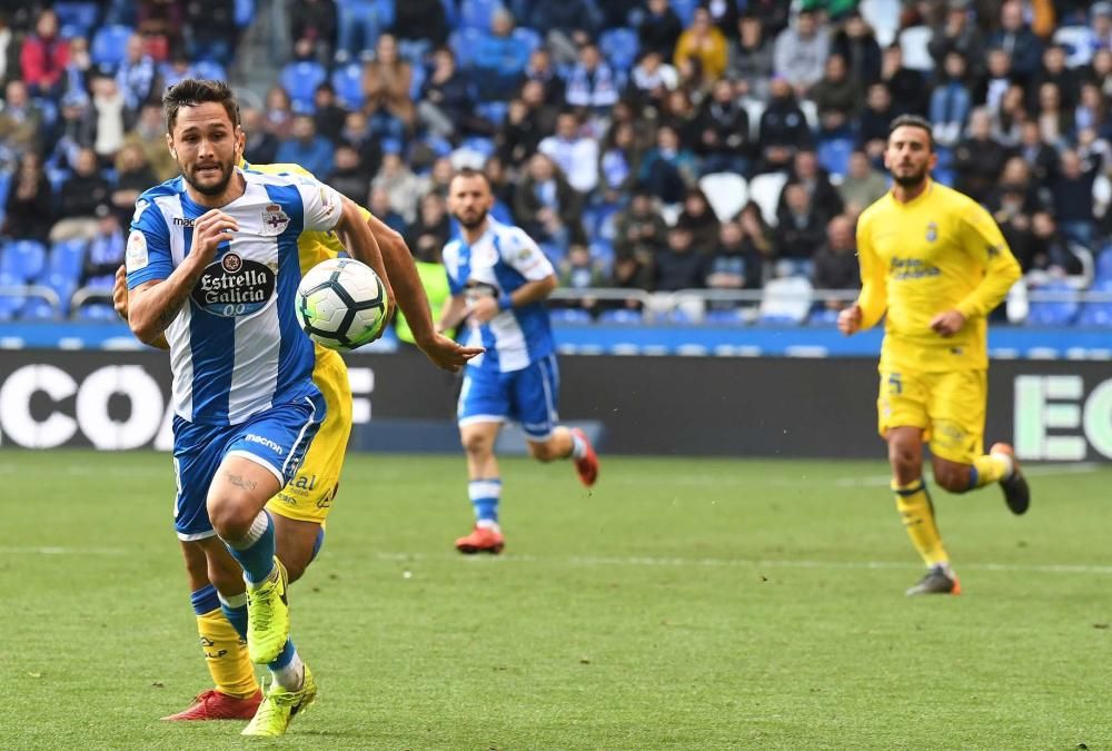 El Dépor empata ante Las Palmas en Riazor