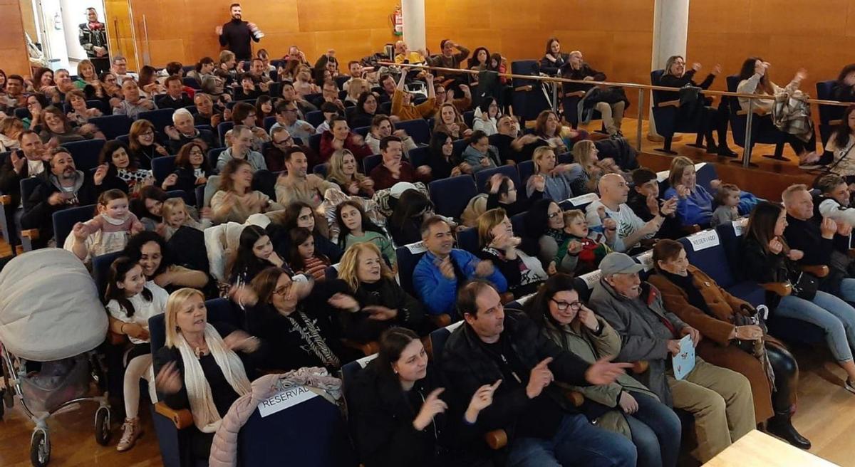 Público este sábado en la presentación del libro ‘Los superpoderes de Ian’ en el auditorio de Milladoiro /NHAI