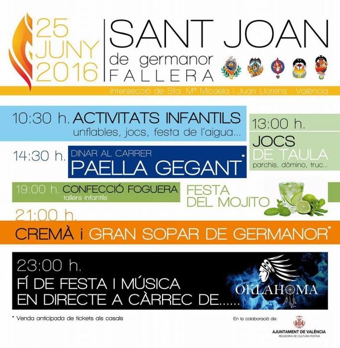 Carteles de Verbenas de San Juan del día 25