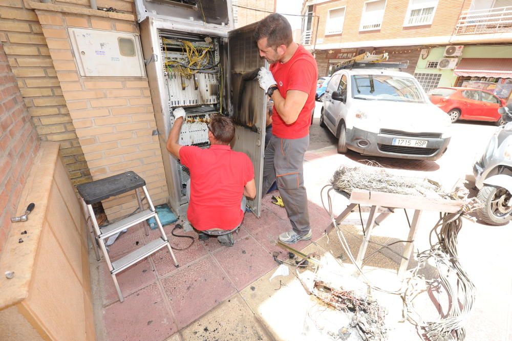 15.000 personas en Murcia sin internet