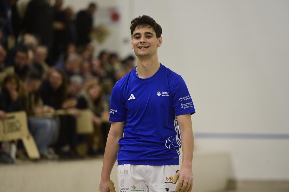 Diego D'Onda, durante la partida en Castellón.
