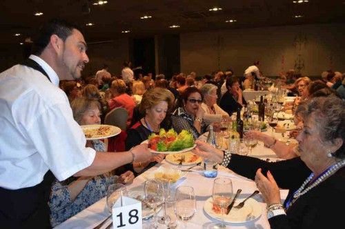 Almuerzo de la asociacion de viudas en Murcia