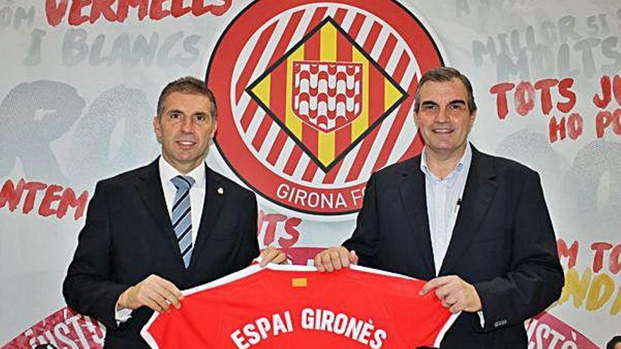 L&#039;Espai Gironès i  el Girona FC signen un nou acord  de col·laboració