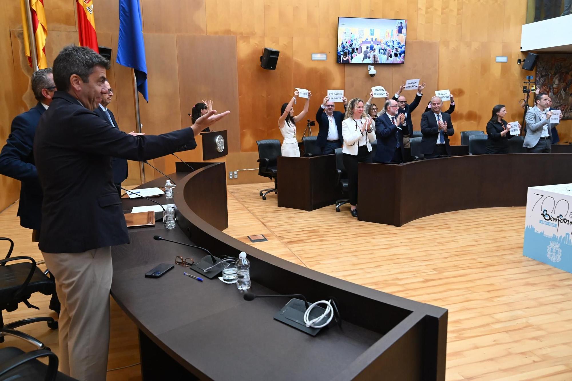 Carlos Mazón celebra el Día de Europa en Benidorm