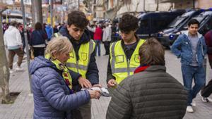 Banderes, bufandes i un exèrcit de voluntaris