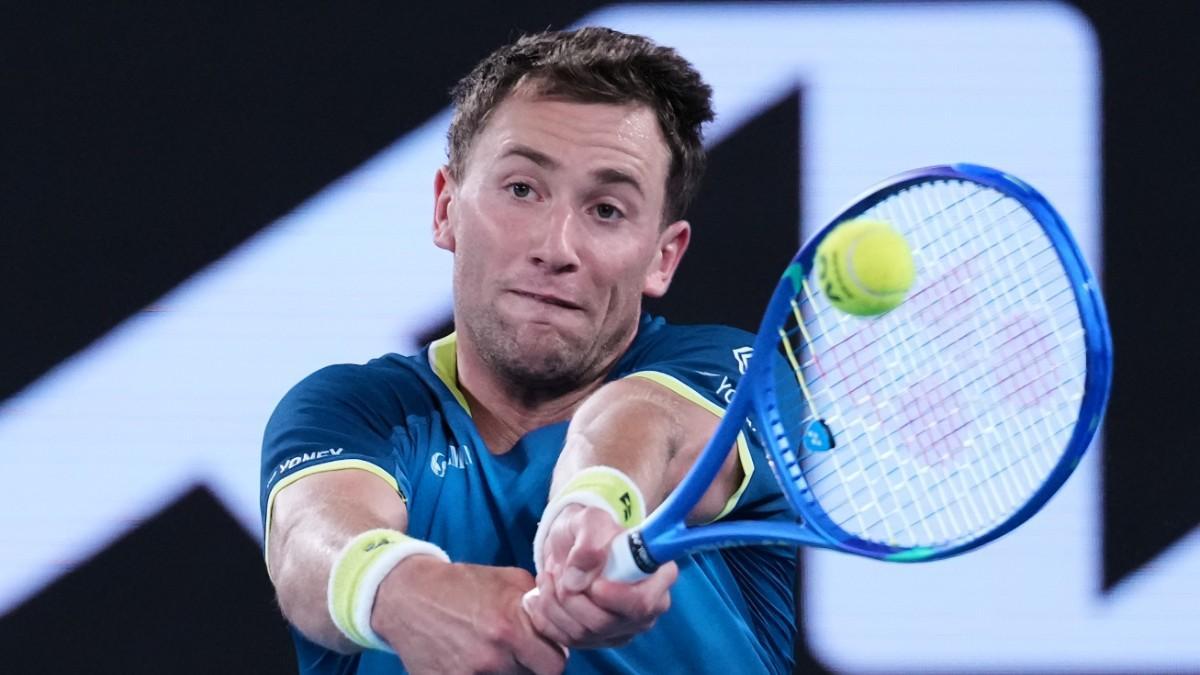 Casper Ruud, durante el partido