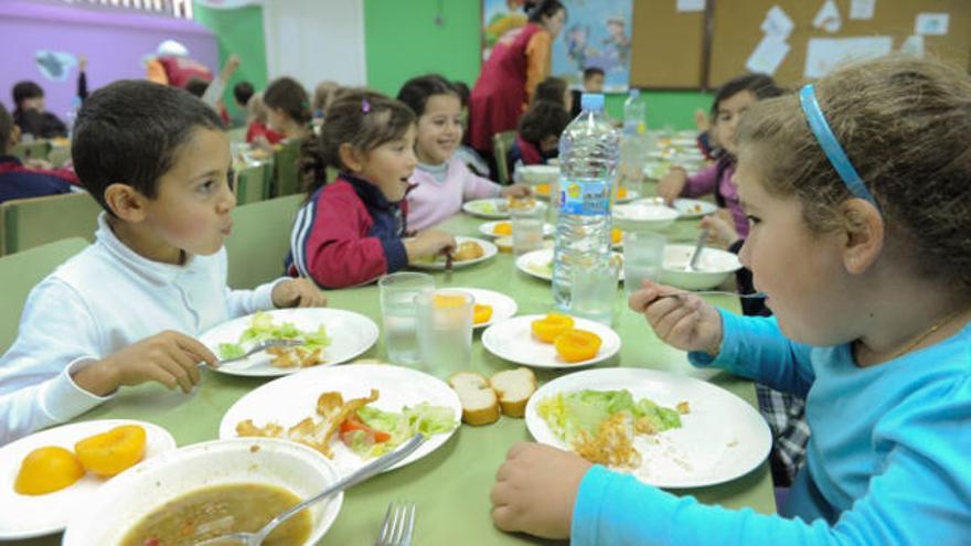 El 11,7% de alumnos pagará el precio máximo del menú  escolar