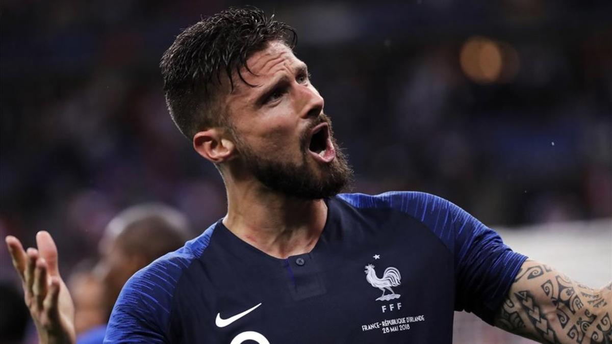 Giroud abrió el marcador