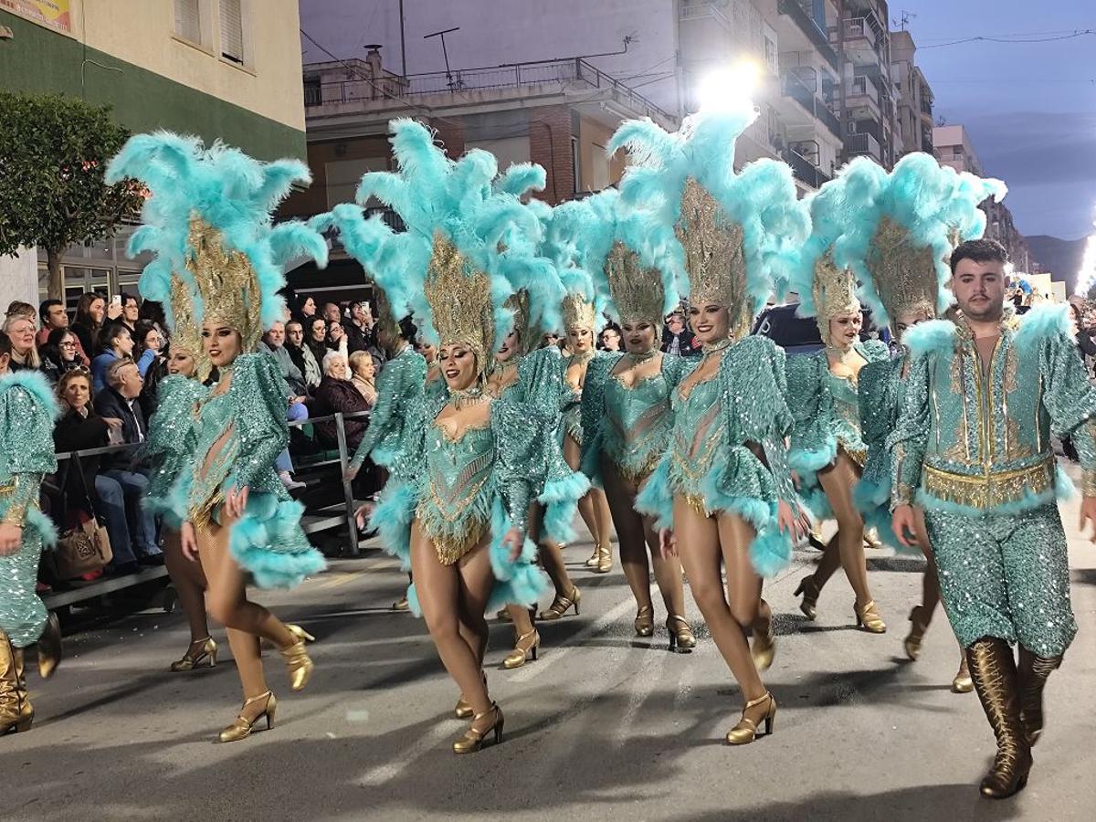 Las imágenes del desfile del Carnaval de Águilas (15 de febrero)