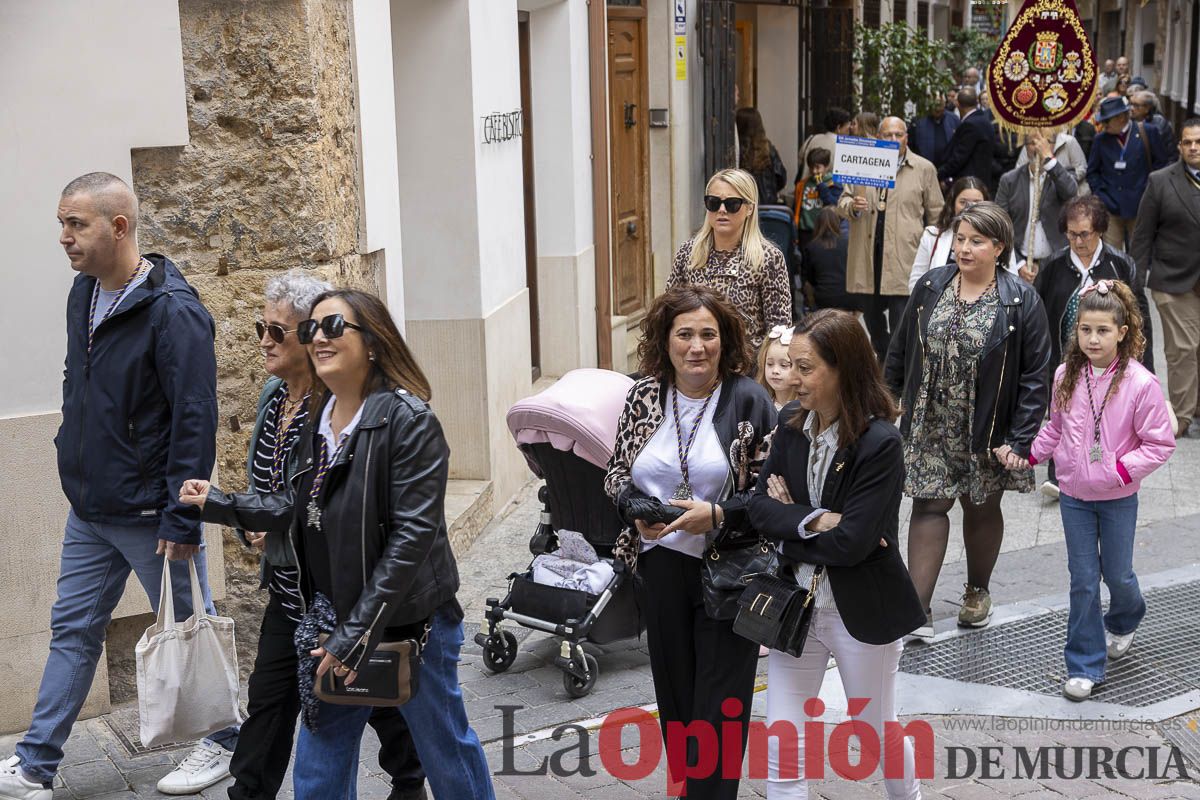 Cofradías y Hermandades de Semana Santa Peregrinan a Caravaca