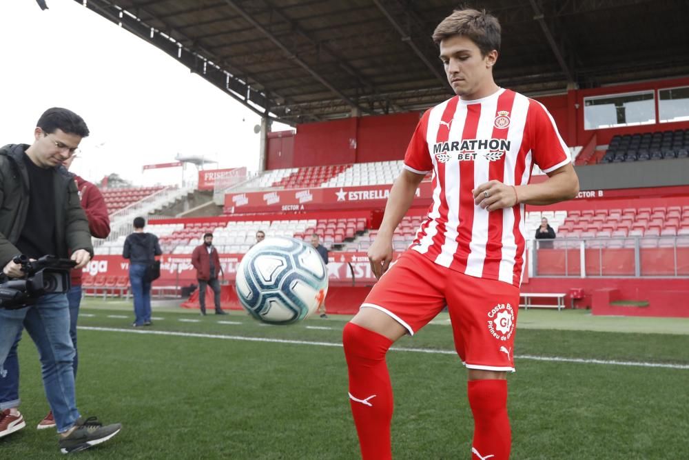 Presentació de Joaquín Zeballos, nou jugador del Girona FC