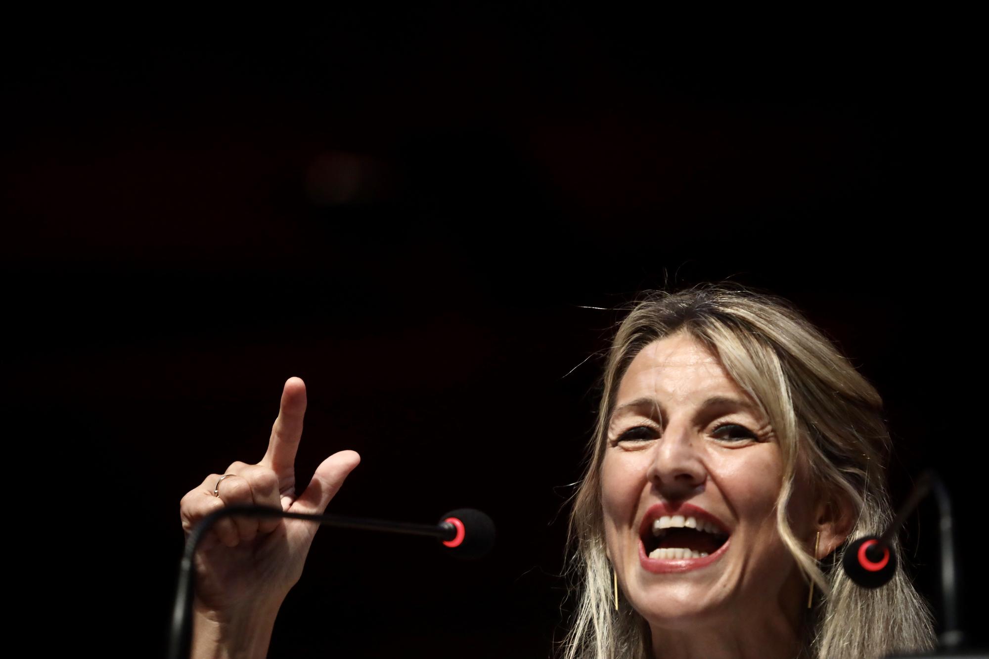 El mitin de 'Con Málaga', con Yolanda Díaz, en imágenes