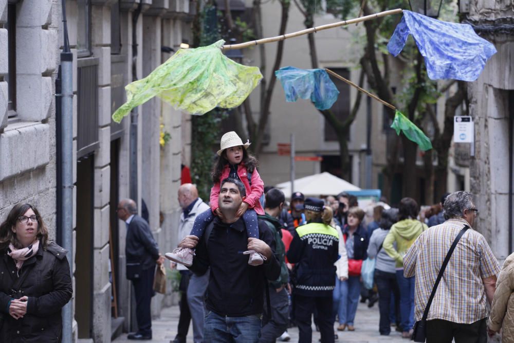 Girona es torna a omplir de visitants el darrer cap de setmana de Temps de Flors