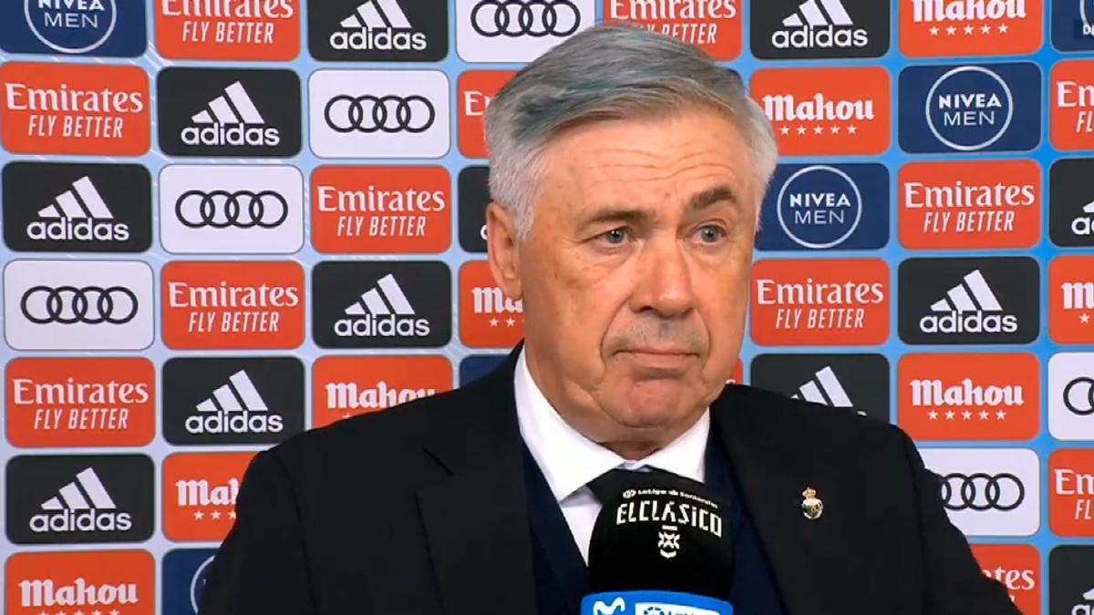 Ancelotti: "Mi culpa. La culpa es del entrenador"