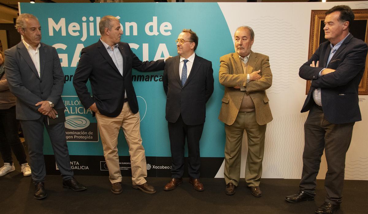 Un momento de la promoción de Mexillón de Galicia en Madrid.