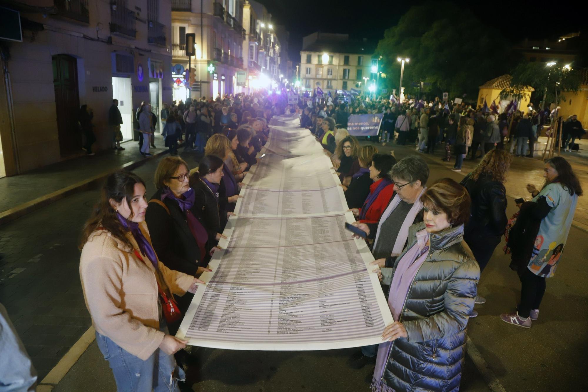 Málaga se echa a la calle para mostrar su rechazo a la violencia machista