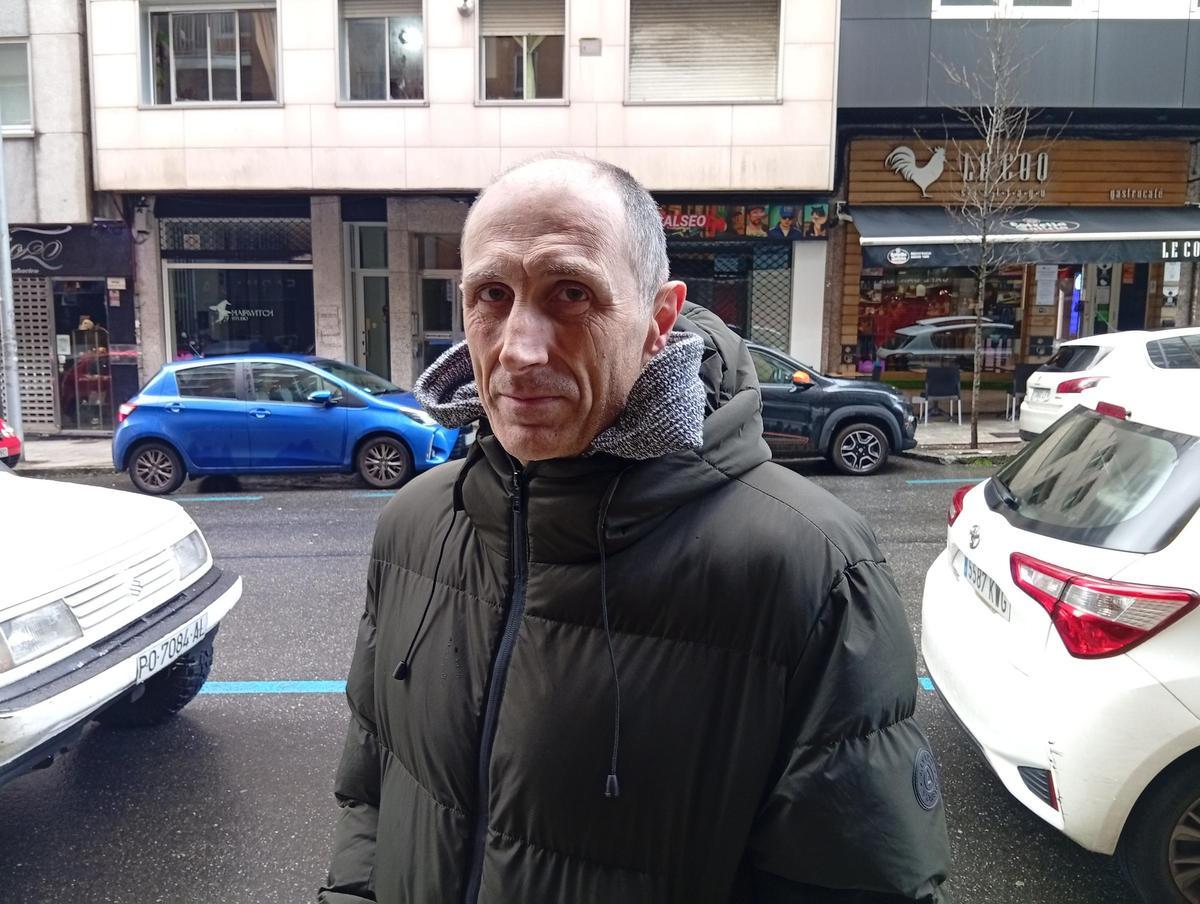 Santiago, residente en el barrio de O Castiñeiriño.