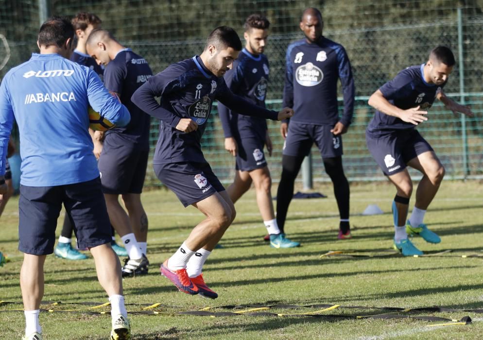 Última sesión antes del duelo ante el Valencia