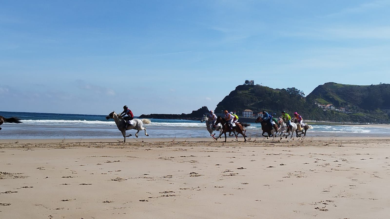 Carreras de caballos playa