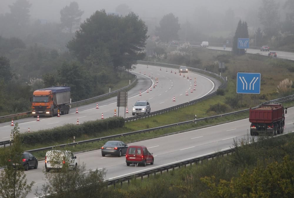 Obras en la autopista "Y"