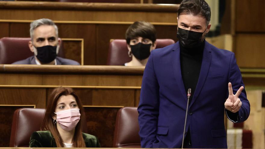 Rufián pide al Gobierno que deje de "militar exclusivamente en la moral" y "milite en la utilidad"