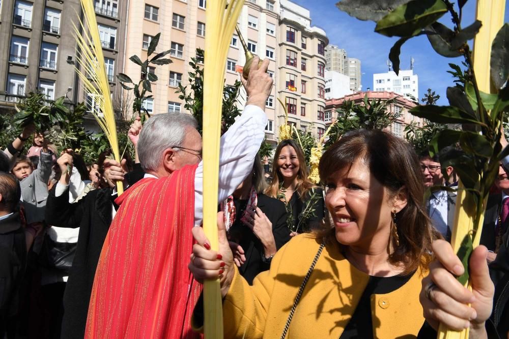 Mato y Escribano en la procesión de la Borriquilla