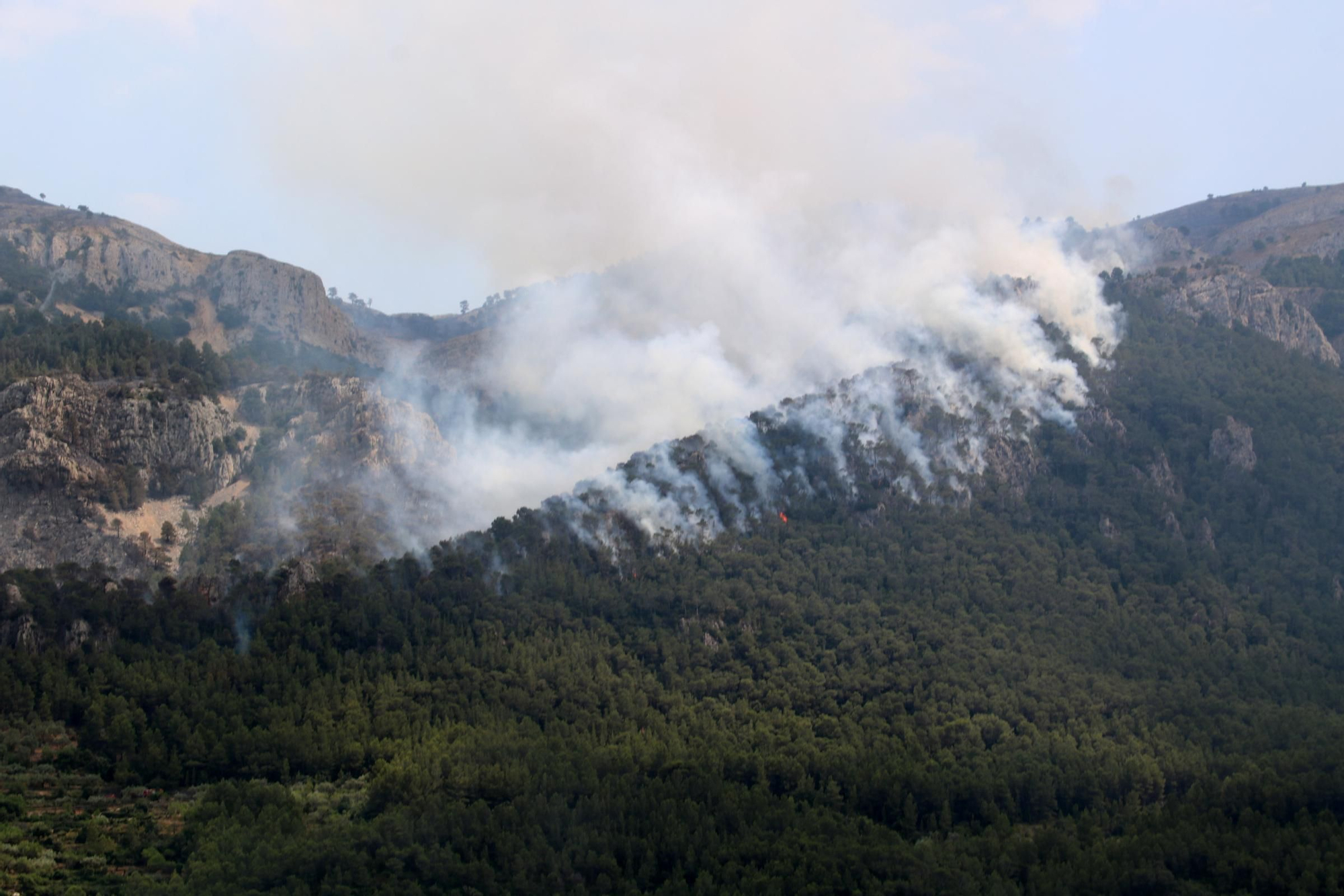 Imatges de l&#039;incendi de Paüls