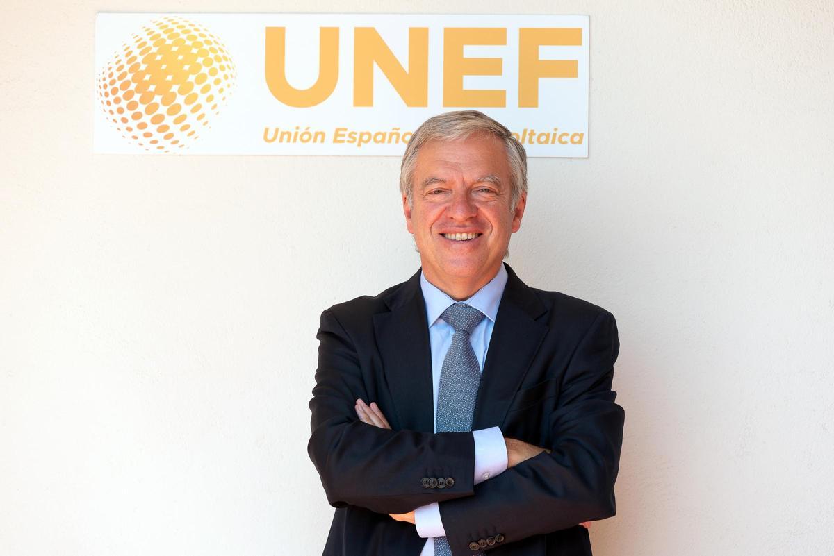 El director general de la asociación fotovoltaica UNEF, José Donoso.