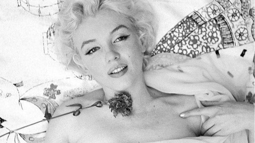 Retrato de Marilyn Monroe.