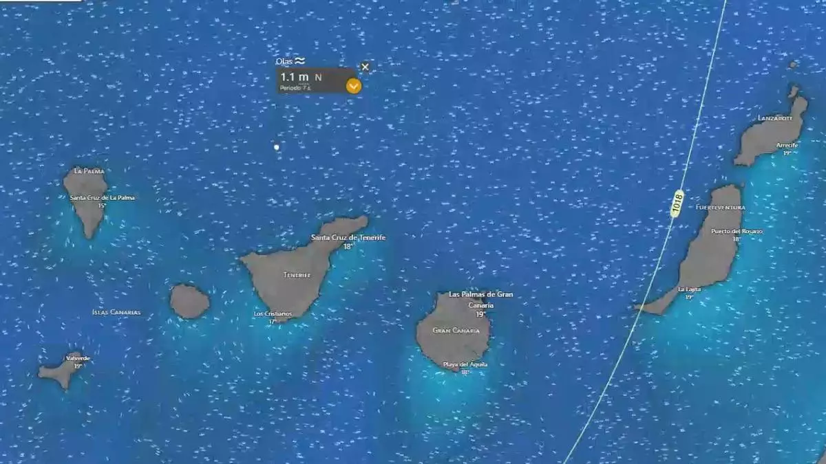 Llega el fin de semana a Canarias con cielos nubosos según la Aemet